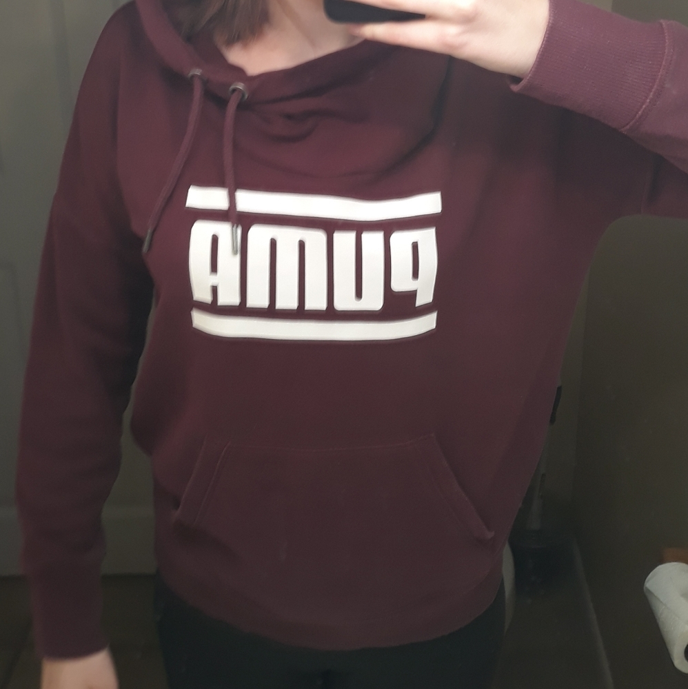 Maroon Puma Hoodie